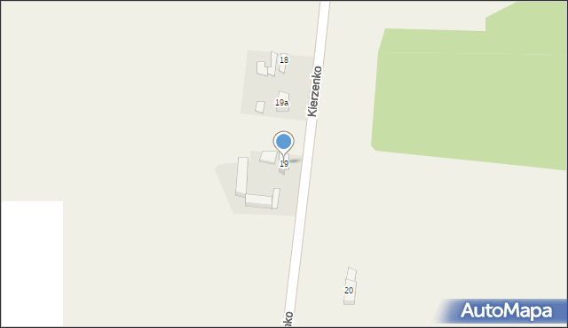 Kierzenko, Kierzenko, 19, mapa Kierzenko
