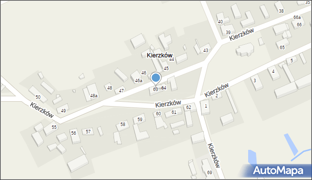 Kierzków, Kierzków, 63, mapa Kierzków