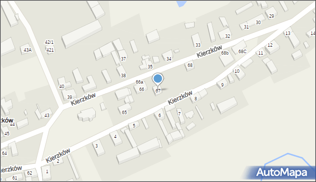 Kierzków, Kierzków, 67, mapa Kierzków