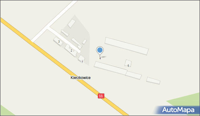 Kierzkowice, Kierzkowice, 4, mapa Kierzkowice