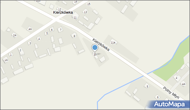 Kierzkówka, Kierzkówka, 10, mapa Kierzkówka