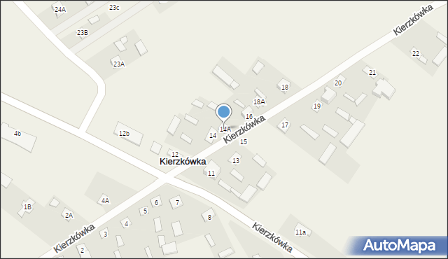Kierzkówka, Kierzkówka, 14A, mapa Kierzkówka