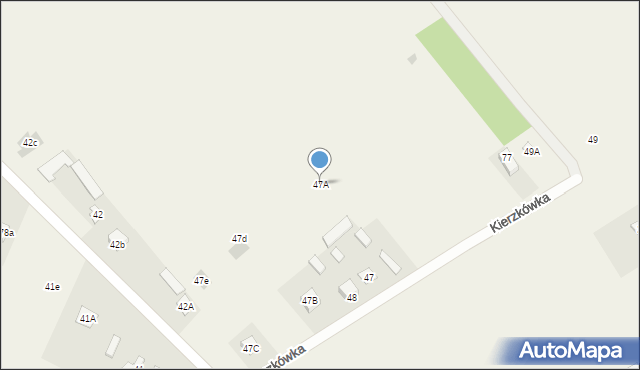 Kierzkówka, Kierzkówka, 47A, mapa Kierzkówka