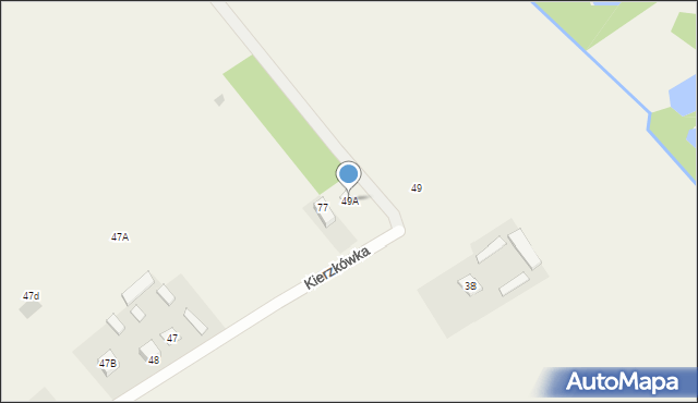 Kierzkówka, Kierzkówka, 49A, mapa Kierzkówka