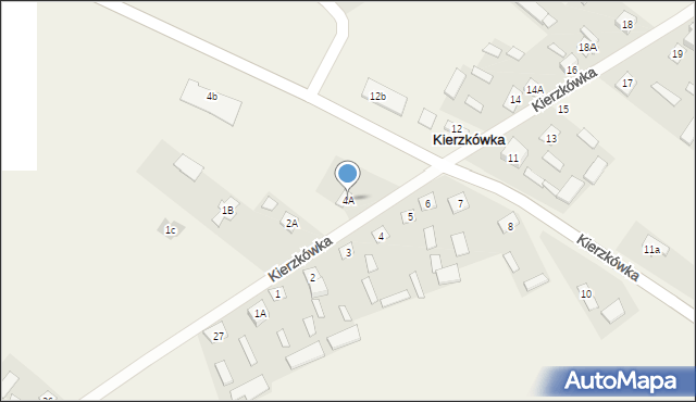 Kierzkówka, Kierzkówka, 4A, mapa Kierzkówka