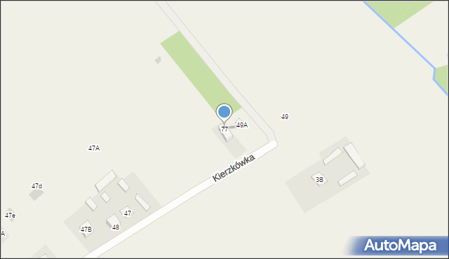 Kierzkówka, Kierzkówka, 77, mapa Kierzkówka
