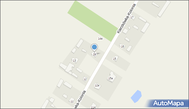 Kierzkówka-Kolonia, Kierzkówka-Kolonia, 14, mapa Kierzkówka-Kolonia