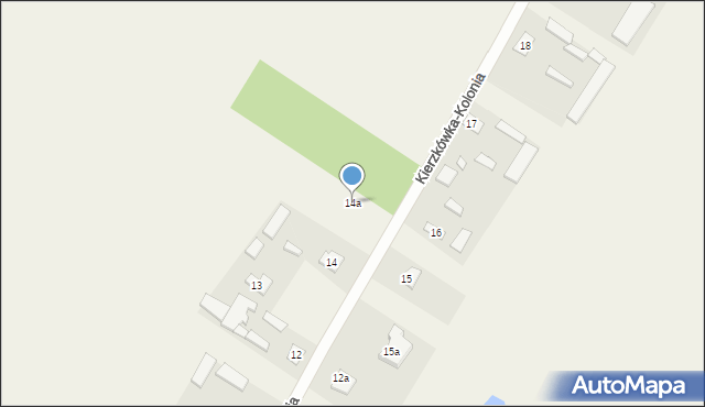 Kierzkówka-Kolonia, Kierzkówka-Kolonia, 14a, mapa Kierzkówka-Kolonia