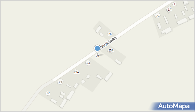 Kierzkówka-Kolonia, Kierzkówka-Kolonia, 25, mapa Kierzkówka-Kolonia