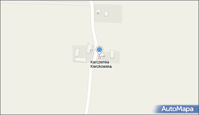 Kierzkowo, Kierzkowo, 11, mapa Kierzkowo