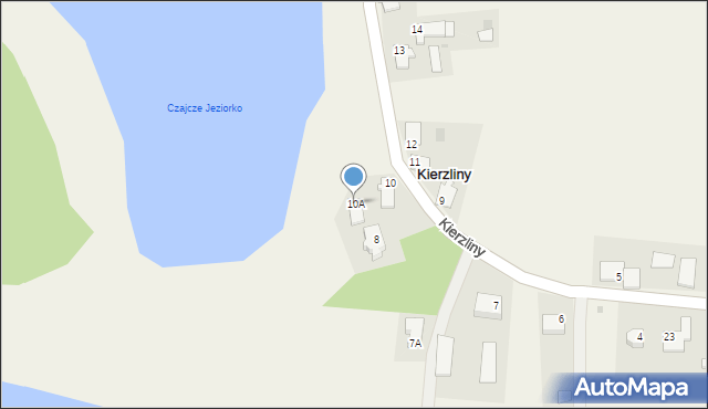 Kierzliny, Kierzliny, 10A, mapa Kierzliny