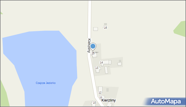 Kierzliny, Kierzliny, 15, mapa Kierzliny