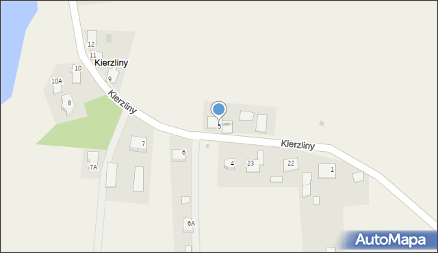 Kierzliny, Kierzliny, 5, mapa Kierzliny