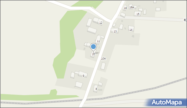 Kierżno, Kierżno, 10, mapa Kierżno