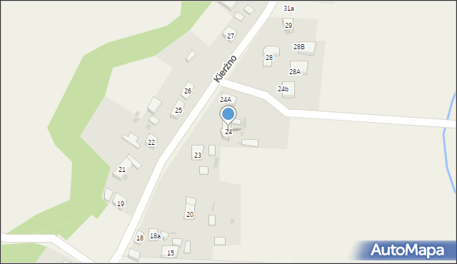 Kierżno, Kierżno, 24, mapa Kierżno