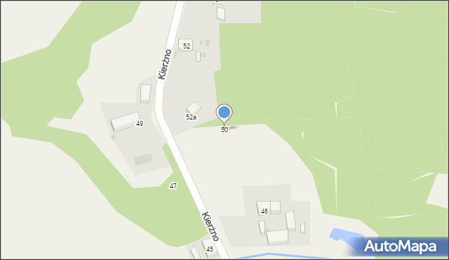 Kierżno, Kierżno, 50, mapa Kierżno