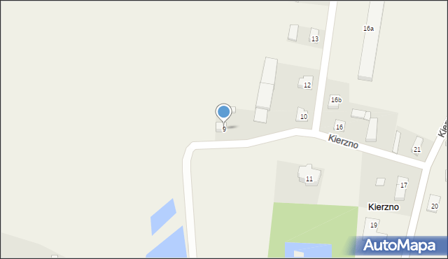 Kierzno, Kierzno, 9, mapa Kierzno
