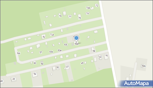 Kieszek, Kieszek, 52a, mapa Kieszek