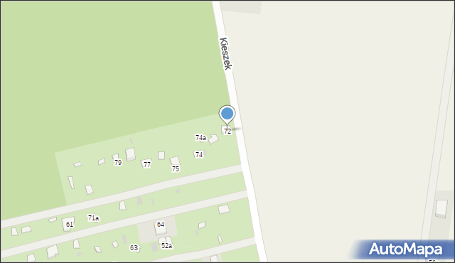 Kieszek, Kieszek, 72, mapa Kieszek