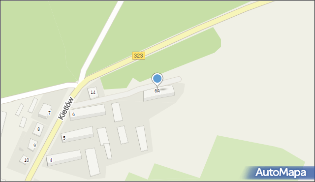 Kietlów, Kietlów, 6A, mapa Kietlów