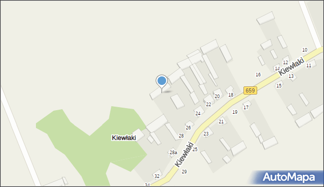 Kiewłaki, Kiewłaki, 28, mapa Kiewłaki