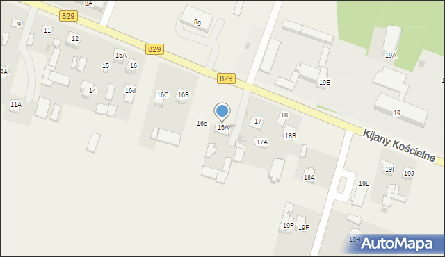 Kijany, Kijany, 16A, mapa Kijany