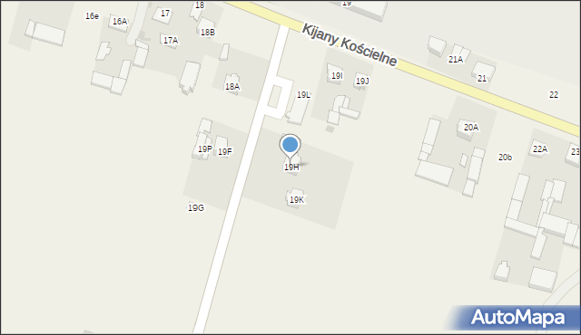 Kijany, Kijany, 19H, mapa Kijany