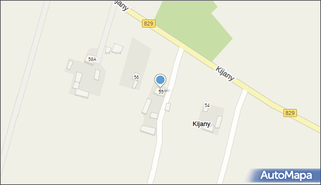 Kijany, Kijany, 55, mapa Kijany