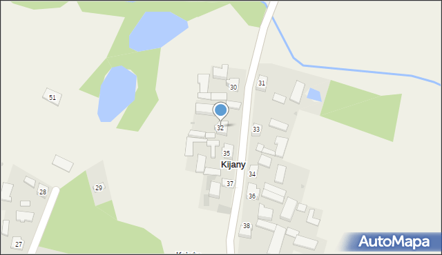 Kijany, Kijany, 32, mapa Kijany