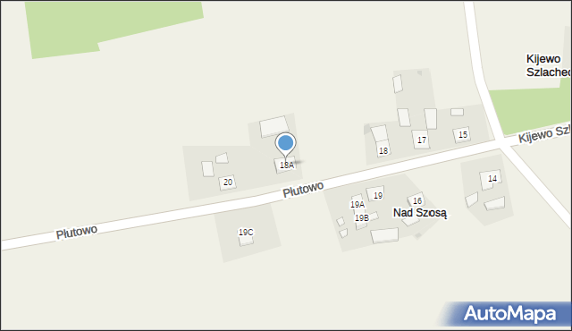 Kijewo Szlacheckie, Kijewo Szlacheckie, 18A, mapa Kijewo Szlacheckie