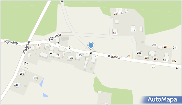 Kijowice, Kijowice, 26, mapa Kijowice