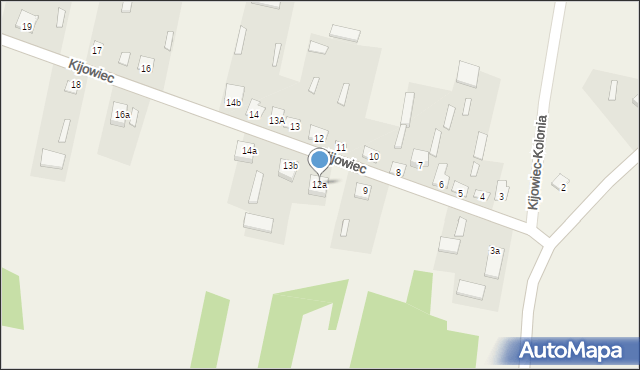 Kijowiec, Kijowiec, 12a, mapa Kijowiec