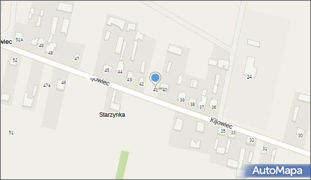 Kijowiec, Kijowiec, 41, mapa Kijowiec