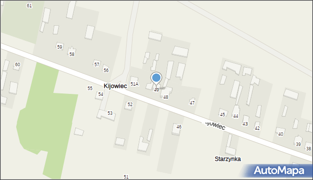 Kijowiec, Kijowiec, 49, mapa Kijowiec