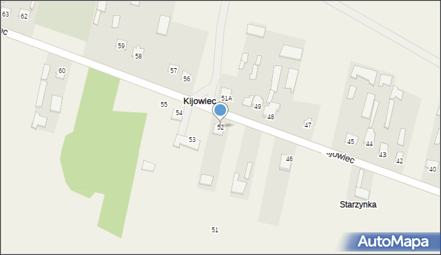 Kijowiec, Kijowiec, 52, mapa Kijowiec