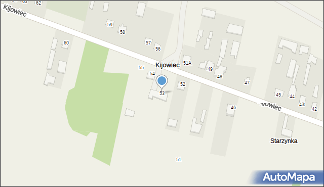 Kijowiec, Kijowiec, 53, mapa Kijowiec