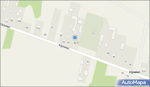Kijowiec, Kijowiec, 62, mapa Kijowiec