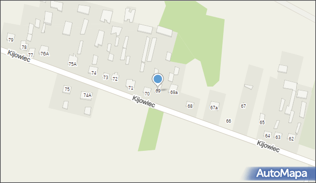Kijowiec, Kijowiec, 69, mapa Kijowiec