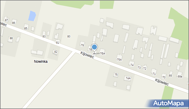 Kijowiec, Kijowiec, 77, mapa Kijowiec