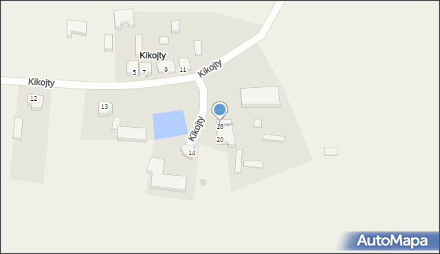 Kikojty, Kikojty, 16, mapa Kikojty