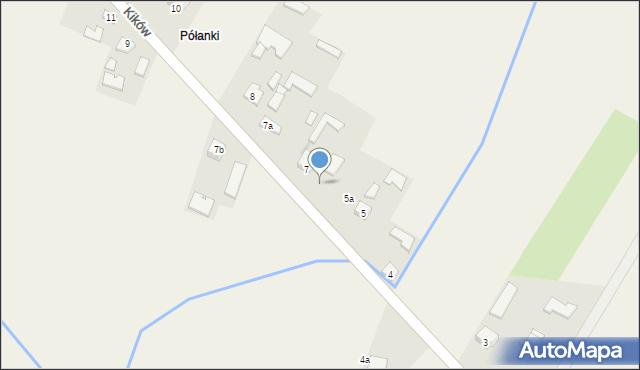 Kików, Kików, 6, mapa Kików