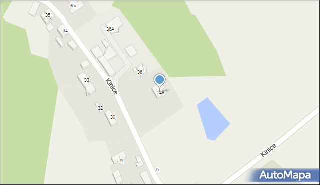 Kinice, Kinice, 148, mapa Kinice