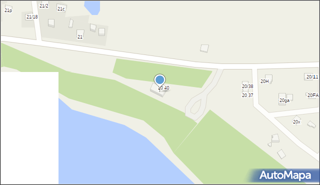 Kinice, Kinice, 20jb, mapa Kinice