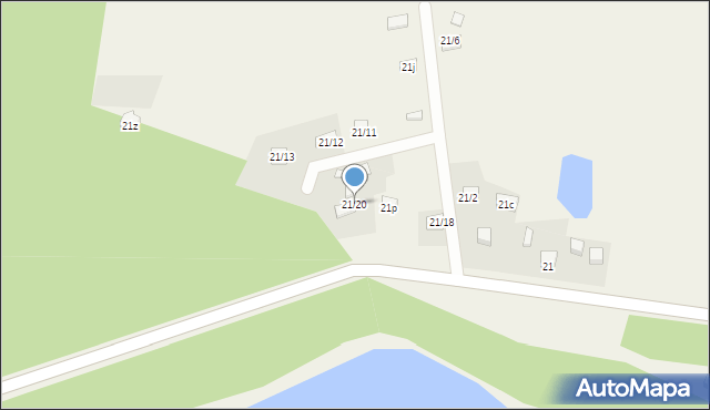 Kinice, Kinice, 21r, mapa Kinice