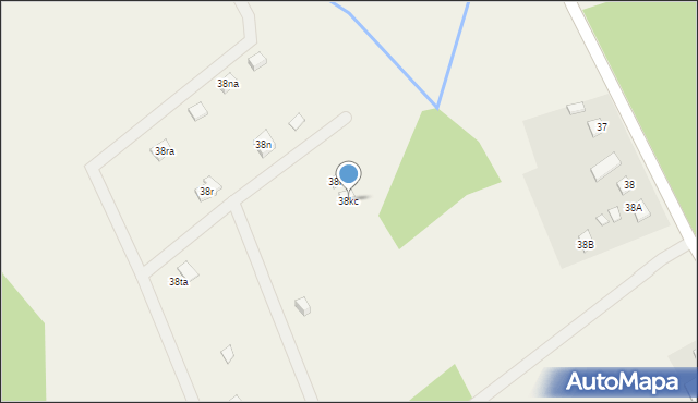 Kinice, Kinice, 38kc, mapa Kinice