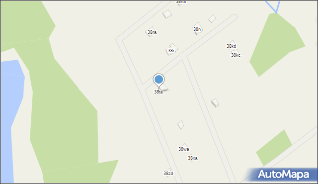 Kinice, Kinice, 38ta, mapa Kinice