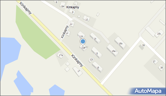 Kinkajmy, Kinkajmy, 11a, mapa Kinkajmy