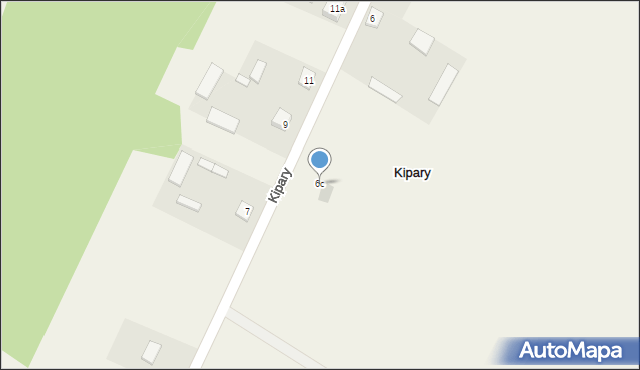 Kipary, Kipary, 6c, mapa Kipary