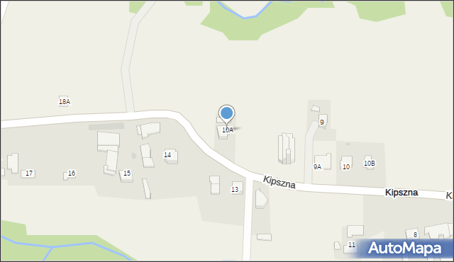 Kipszna, Kipszna, 10A, mapa Kipszna