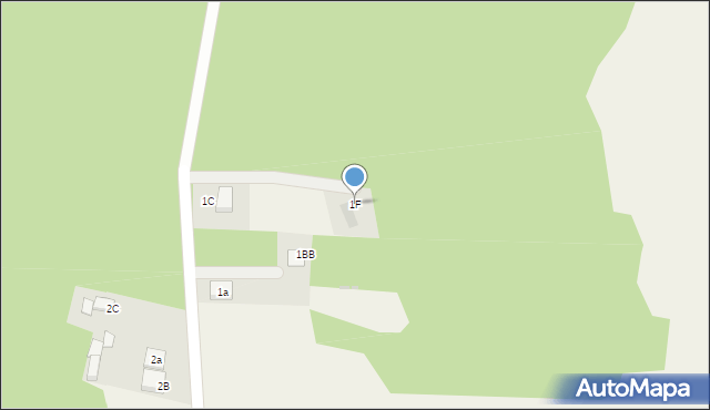 Kisielany-Kuce, Kisielany-Kuce, 1F, mapa Kisielany-Kuce